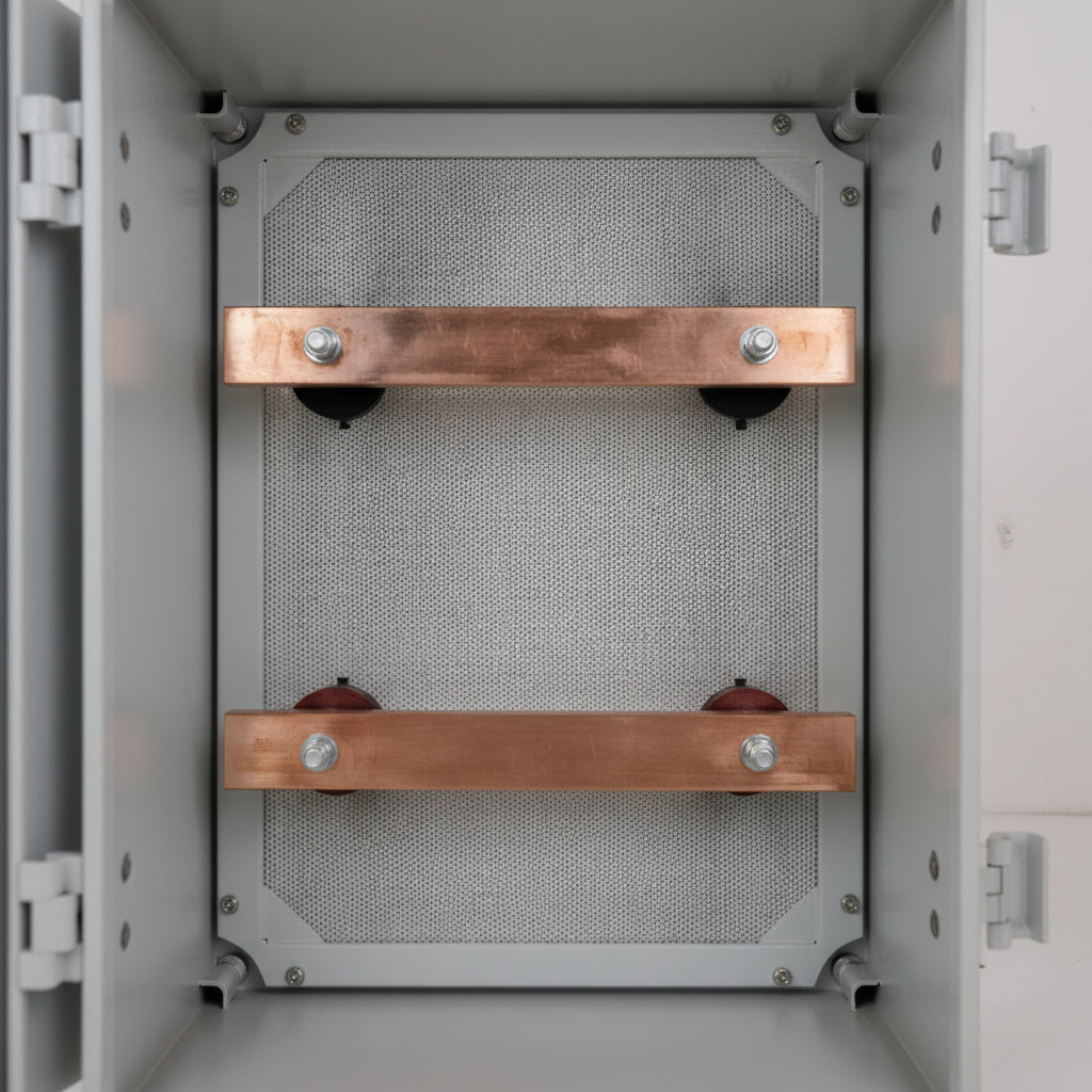 DC Battery Busbar Combiner Box - 2-4 Batteries - 600A