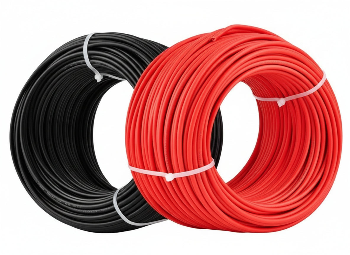 6mm² PV Wire - Double Insulated Black