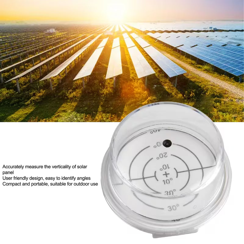 1pc Foldable Solar Panel Angle Guide – Outdoor Photovoltaic Calibration Tool